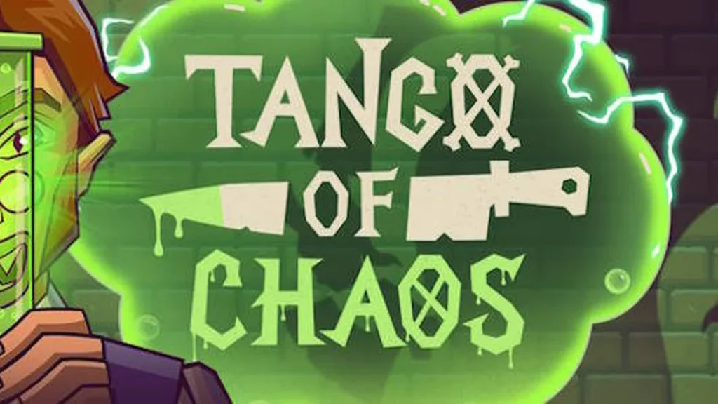 Tampilan antarmuka seluler slot Tango of Chaos dengan desain laboratorium yang dinamis.